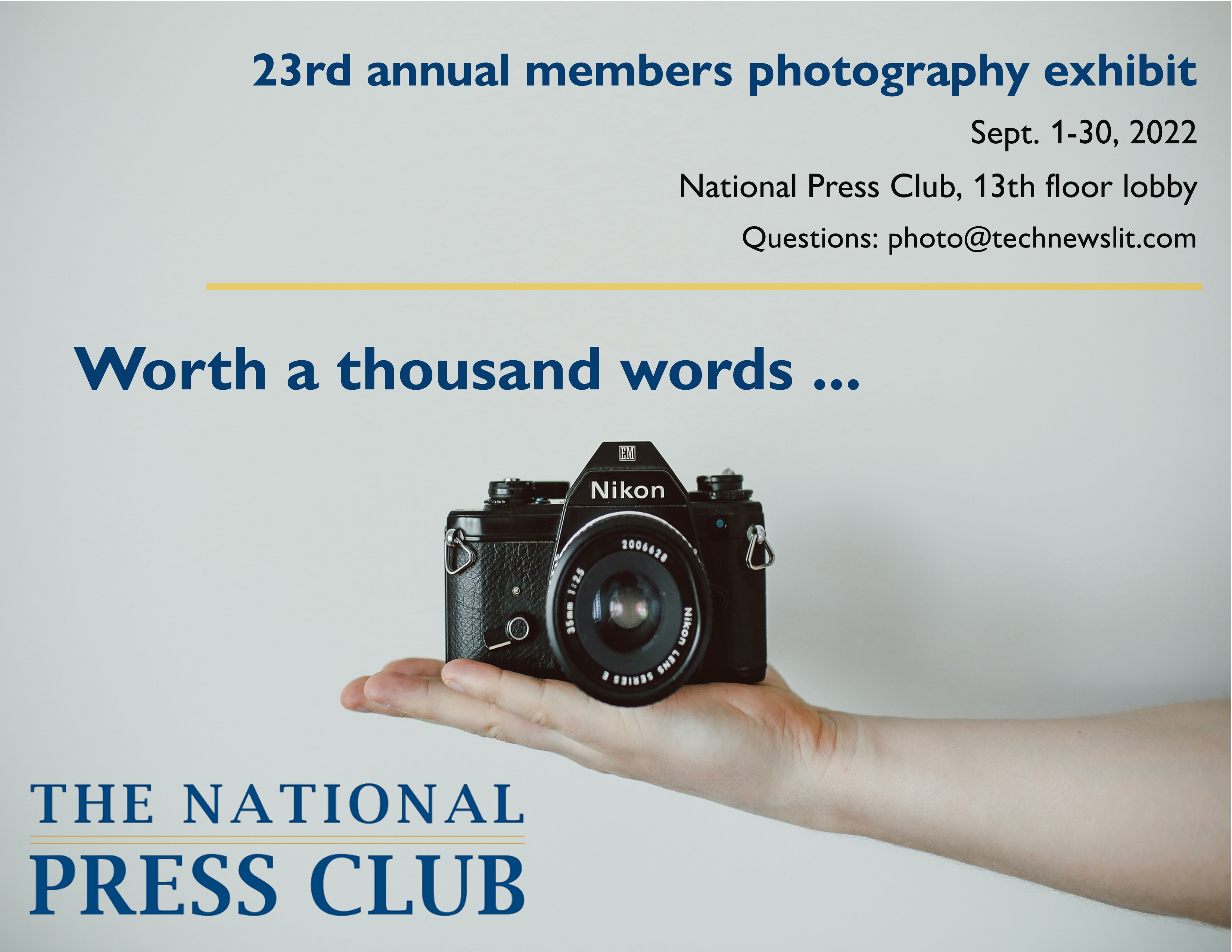National Press Club photo exhibit 2022 logo