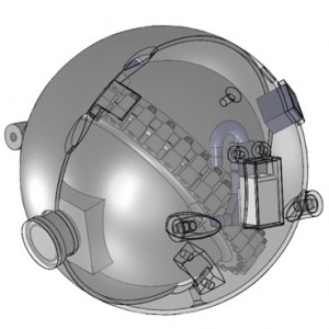 Drawing of spherical robot (Harry Asada/MIT)