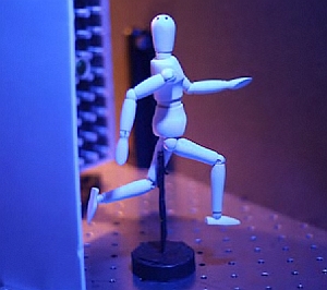 Figurine used in femto-photography experiments (MIT Media Lab)