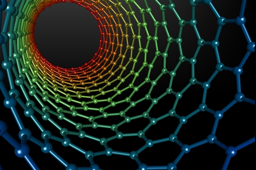 Carbon nanotube illustration