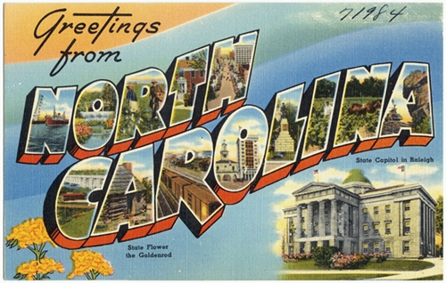 North Carolina postcard