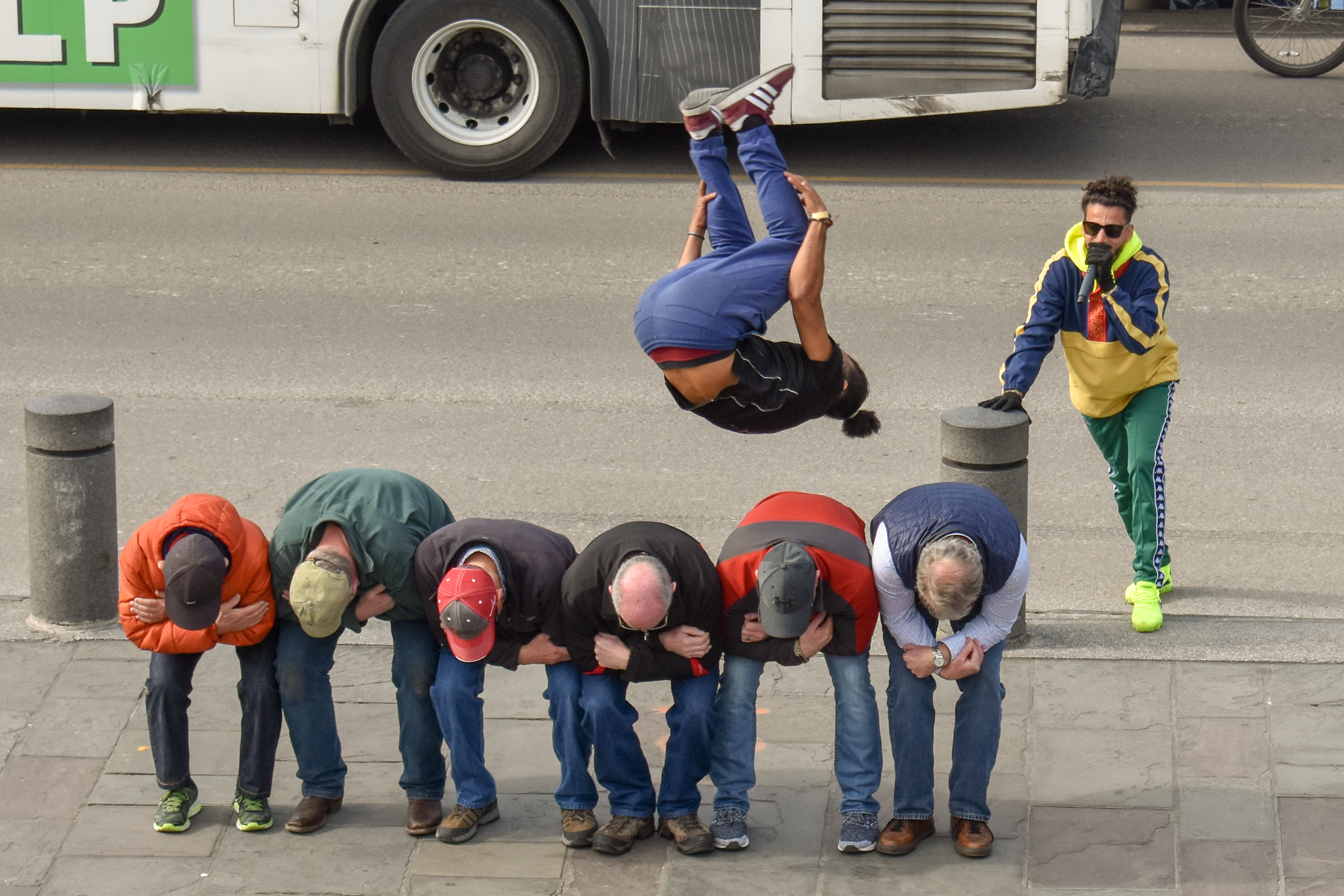 Street acrobats