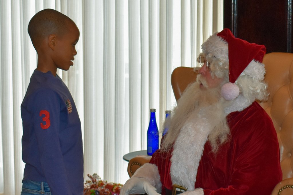 Santa in face-to-face negotiations