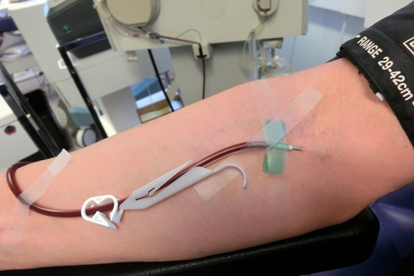Blood plasma donation