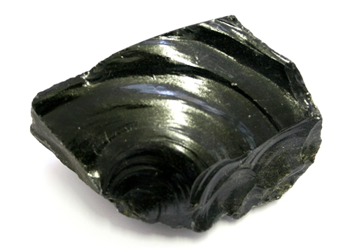 Obsidian rock