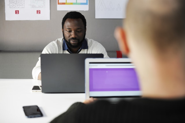 Two tech workers