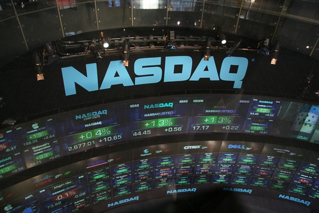 NASDAQ share price display