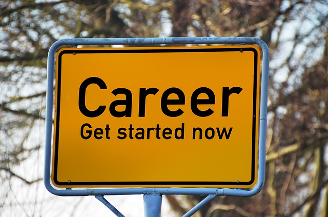 Career start sign