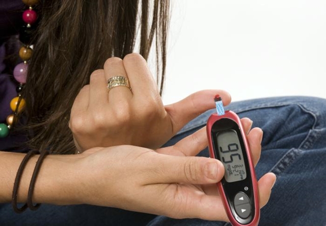 Diabetes blood glucose test
