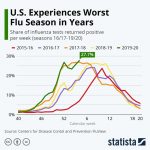 Chart: US flu season