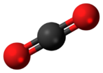 CO2 molecule model
